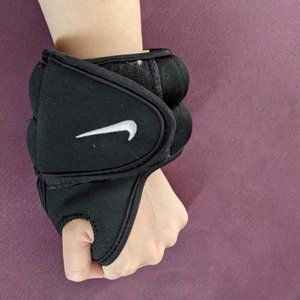 Black Nike arm/ankle one pound weights